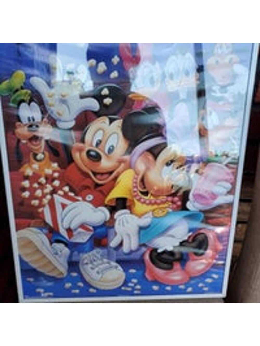 Vintage Disney Minnie & Mickey Poster